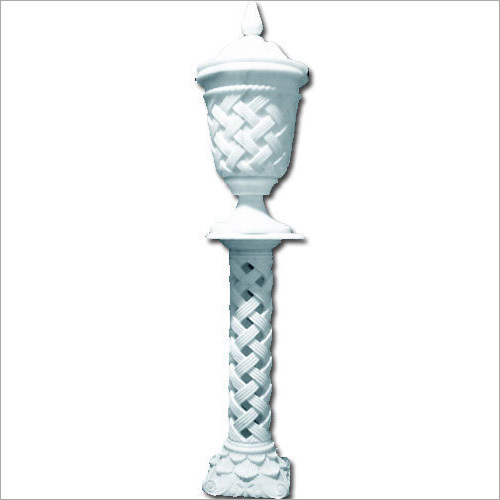 White Marble Candle Stand