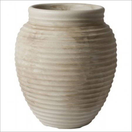 Ivory Granite Rough Flower Pot