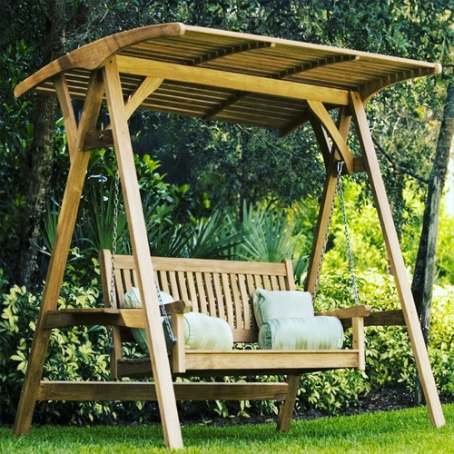 Wooden Outdoor Swing