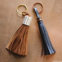 Leather Tassel - Lightweight Leather Material, 2-15 Mm Thickness, Brown And Black Colors | Anti-bacteria, Eco-friendly, Soft For Keychains And Bags