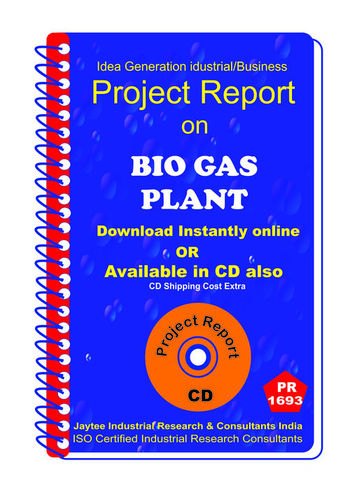 Agriculture Ind. Project Reports