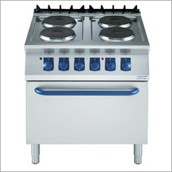 Manual Electric Four Burner Range