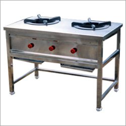 Manual Stainless Steel Four Burner Range