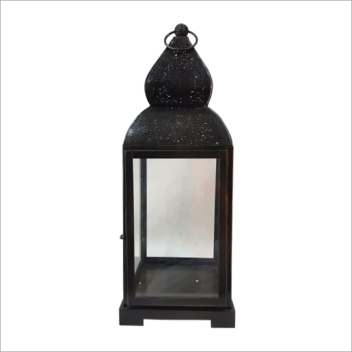 Black Vintage Candle Lantern