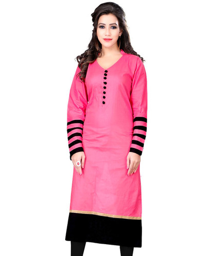 Pink Ladies Fancy Kurtis