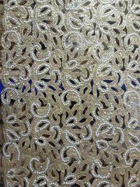 Handwork Coding Lace - Fabric With Beads, One-sided Decoration For Elegant Embellishments And Creative Crafting Applications