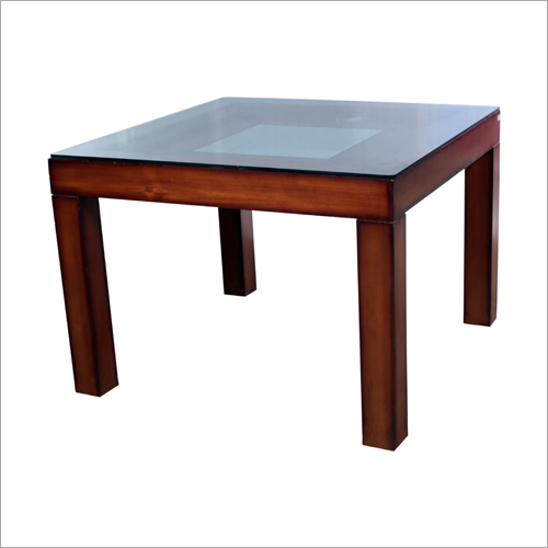 Glass Top Square Center Table