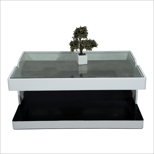 Living Room Glass Top Center Table By SHRI RAM FURNITURE GALLERY