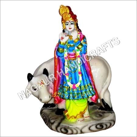 Cow Krishna Statue