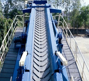 chevron cleated conveyor belt