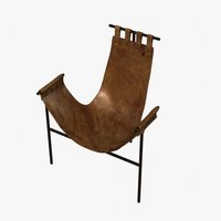 Leather Sling Chair