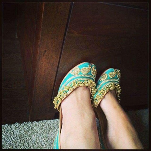 Sea Green Ladies Shoes Manufactuerer