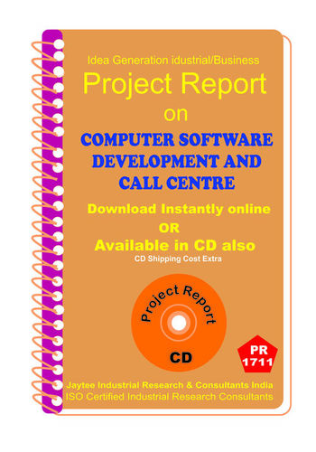 Computer Software development Project Report eBooK