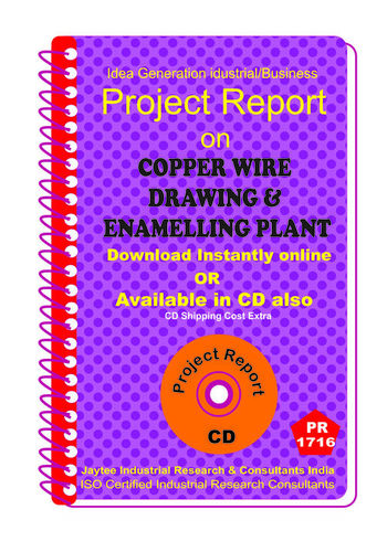 Copper Wire drawing and Enamelling Plant manufacturing eBooK