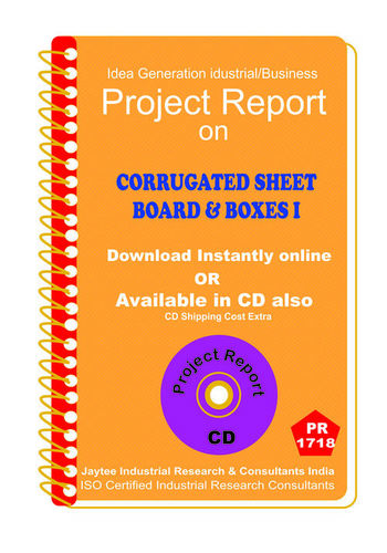 Corrugated Sheet board and Boxes manufacturing eBooK