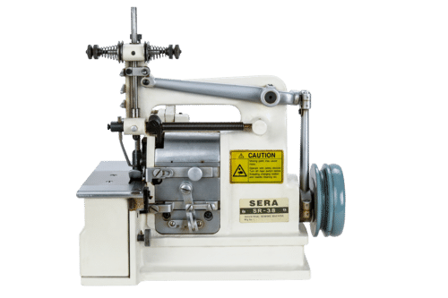 White Shell Stitch Overlock Sewing Machine