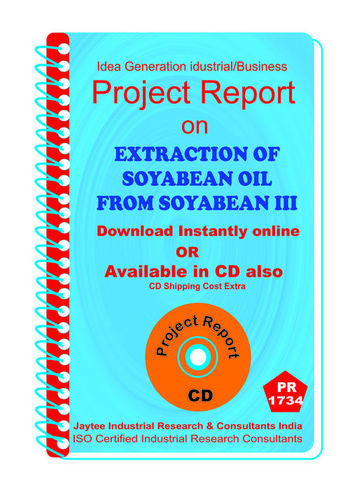 Agriculture Ind. Project Reports