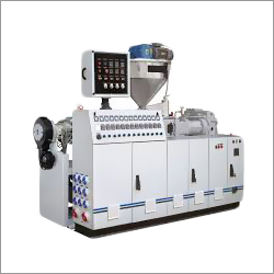Twin Screw Pipe Extruder - Steel 10Ft X 5Ft X 6Ft 220V 50Mm Screw Diameter 100Kg/Hr Capacity | Durable Design Energy Efficient Precise Control Low Maintenance