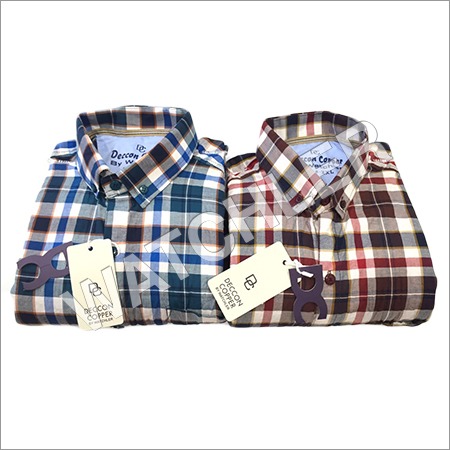 Mens Cotton Checks Shirts Age Group: 18 To Above