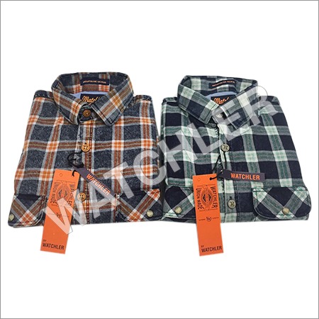 Indigo Checks Shirt Age Group: 18 To Above