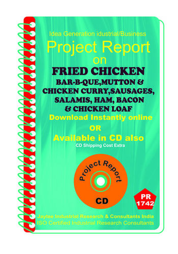 Fried Chicken, Bar -B-Que Mutton and Chicken Curry ,etc eBooK