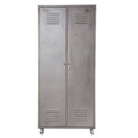 Iron Wooden Door Almirah