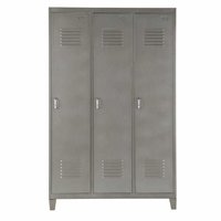 Iron Wooden Door Almirah