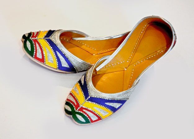 Multi Designer Jutti - Leather & Cotton Upper, All Sizes | Multi-Color, Customized Logo, Flat Heel