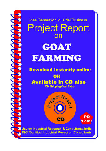 Dairy Industry Project Reports