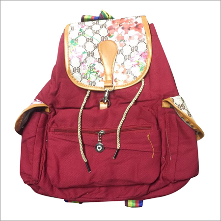 Girls Red School bag
