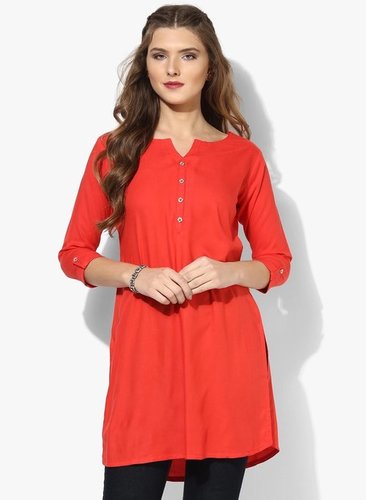 Red Western Kurtis