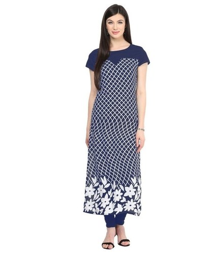 Navy Blue Long Kurtas