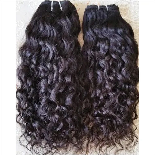 Double Machine Weft Brazilian Natural Deep Curly Hair
