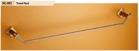Chrome Finish Brass Towel Rod