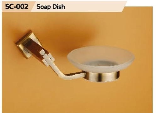 Chrome Finish Brass Soap Dish