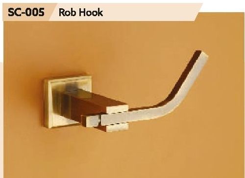 Chrome Finish Brass Robe Hook