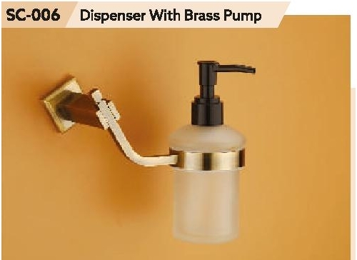 Chrome Finish Brass Liquid Dispenser