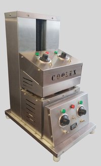 Heavy Duty Pizza Cone Machine - Stainless Steel Body, Semi-automatic Operation | Electric Power Source, Ideal For Commercial Pizza Cone Production