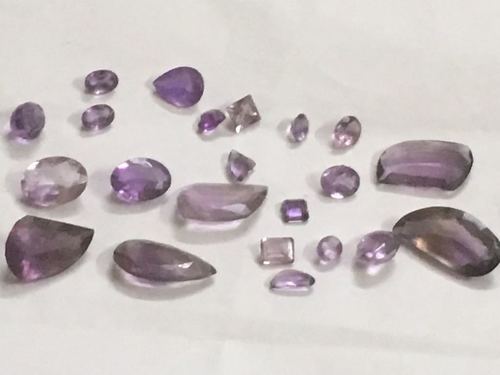 Ametrine Stone (Purple) Grade: A
