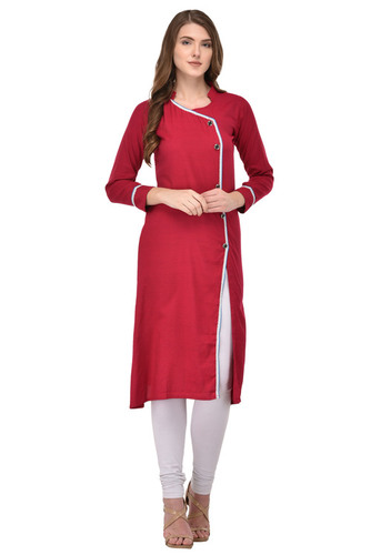 Maroon Hand Work Kurtis