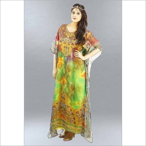 Multicolor Exclusive Digital Print Kaftan