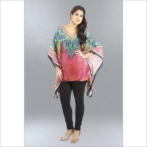 Multicolor Printed Modern Kaftan