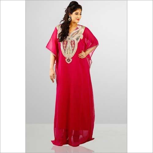 Red Dubai Kaftan
