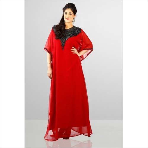 Red Fancy Ladies Kaftans