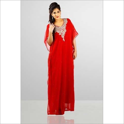 Red Fashionable Kaftan