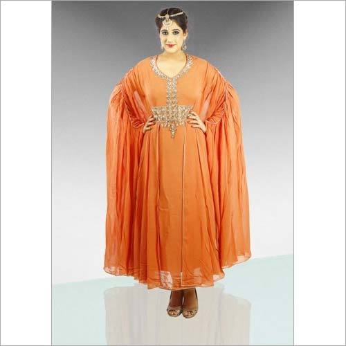 Orange Trendy Ladies Farasha