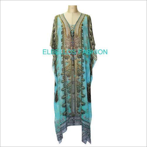 Multicolor Resort Wear Kaftan