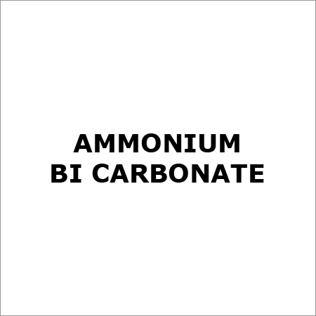 Ammonium Bi Carbonate