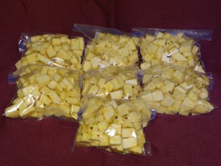 Freezed Pineapple