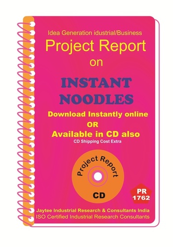 Instant Noodles manufacturing Project Report eBook